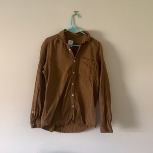 Zara brown shirt